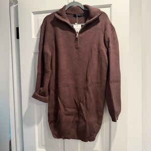 NWT Knit Quarter Zip